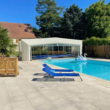 L'Annexe- Guest House Avec Piscine Studio Avec Coin Chambre Rosny-sur-Seine Zewnętrze zdjęcie