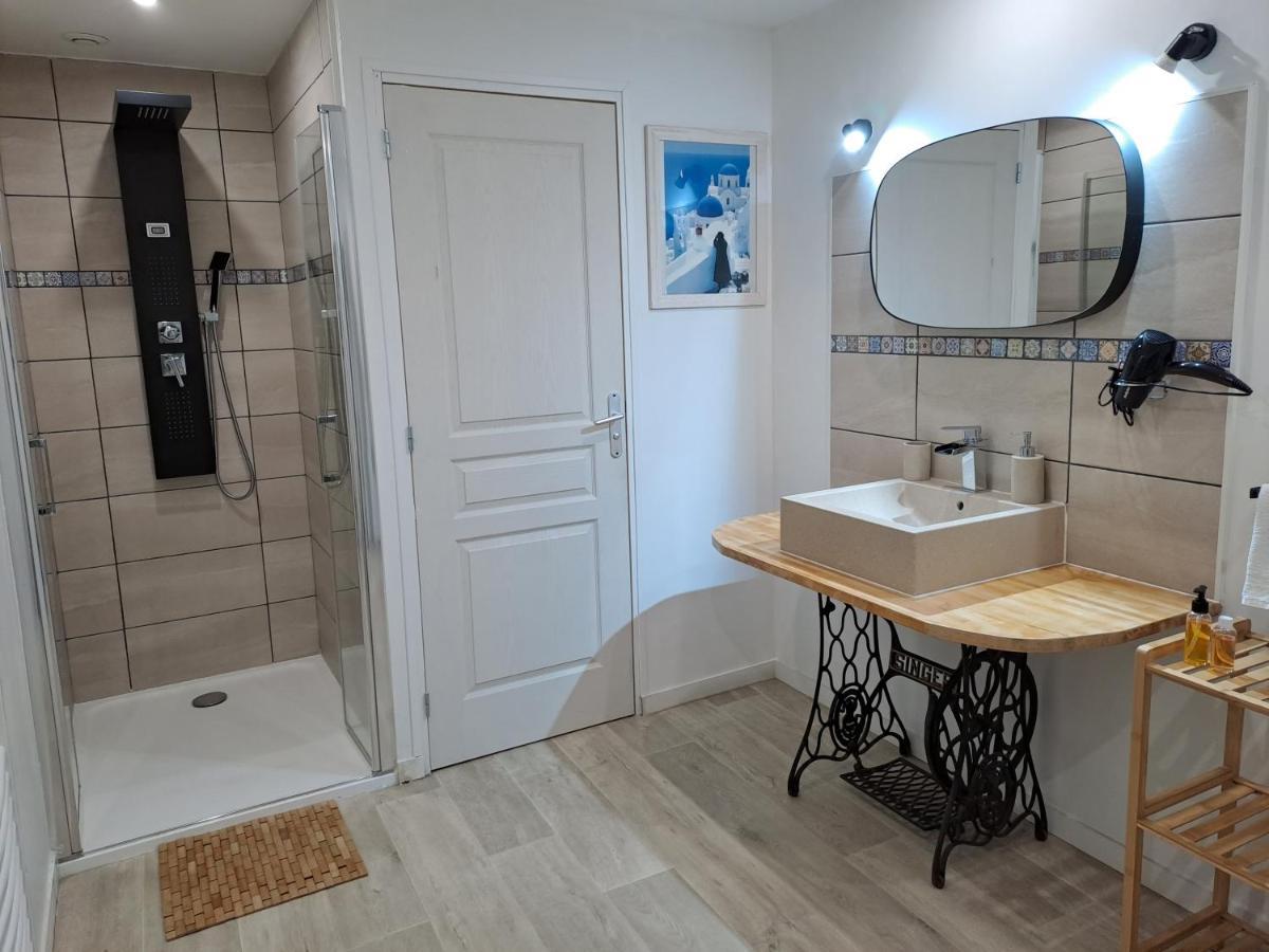 L'Annexe- Guest House Avec Piscine Studio Avec Coin Chambre Rosny-sur-Seine Zewnętrze zdjęcie